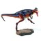 Beasts of the Mesozoic: Qianzhousaurus Sinensis - 1/18th Scale T-Rex Dinosaur Action Figure - 12" Articulated Collectible Miniature, Detailed Base